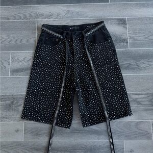 Stylish Black Cargo Shorts